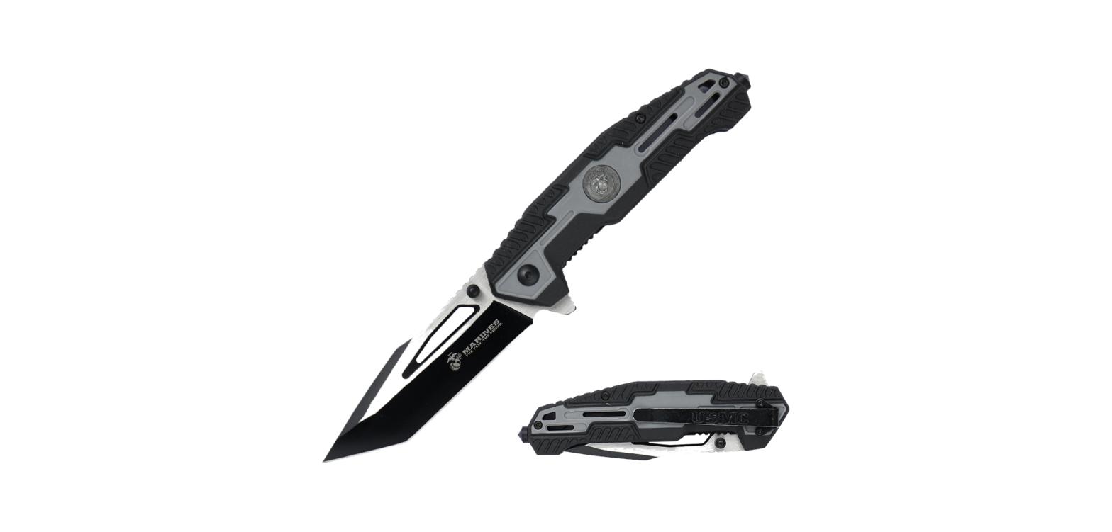 USMC USMC - Spring Assisted Knife - M-A3001GY