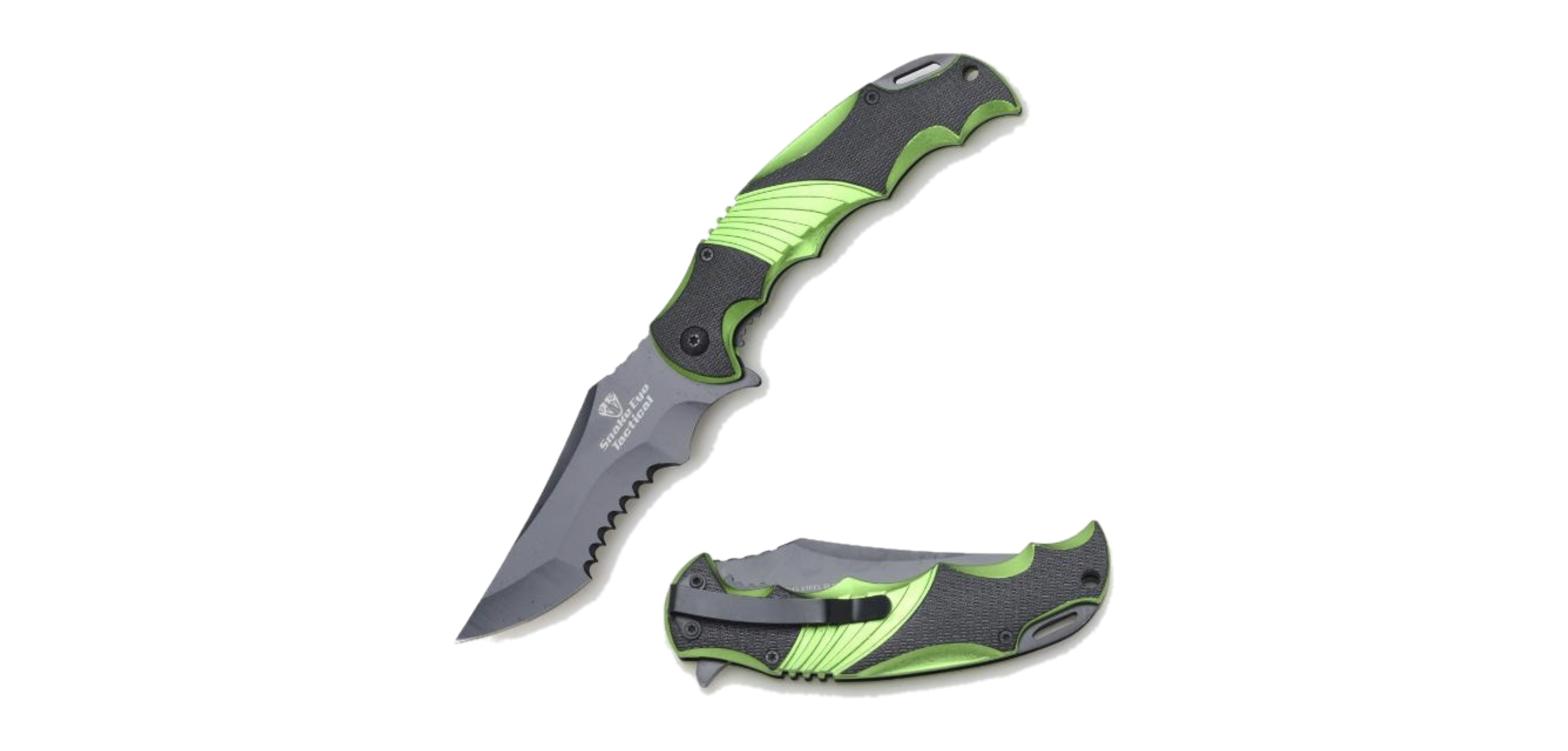 Snake Eye Tactical Snake Eye - Tactical Rescue Style Spring Assist Knife - SE-943BGN