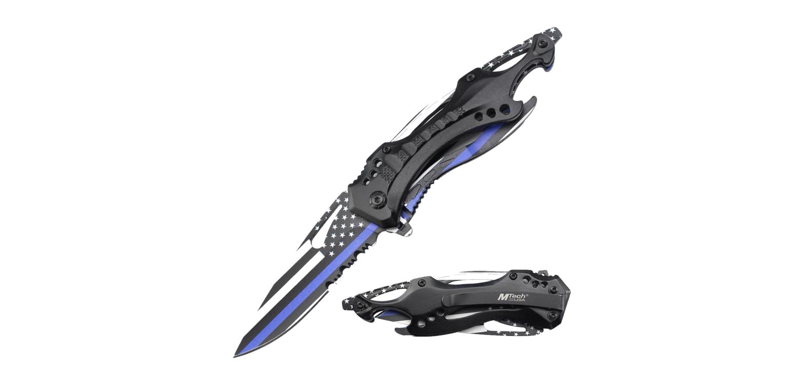 MTech USA MTech USA - Spring Assisted Knife - MT-A705BKBL