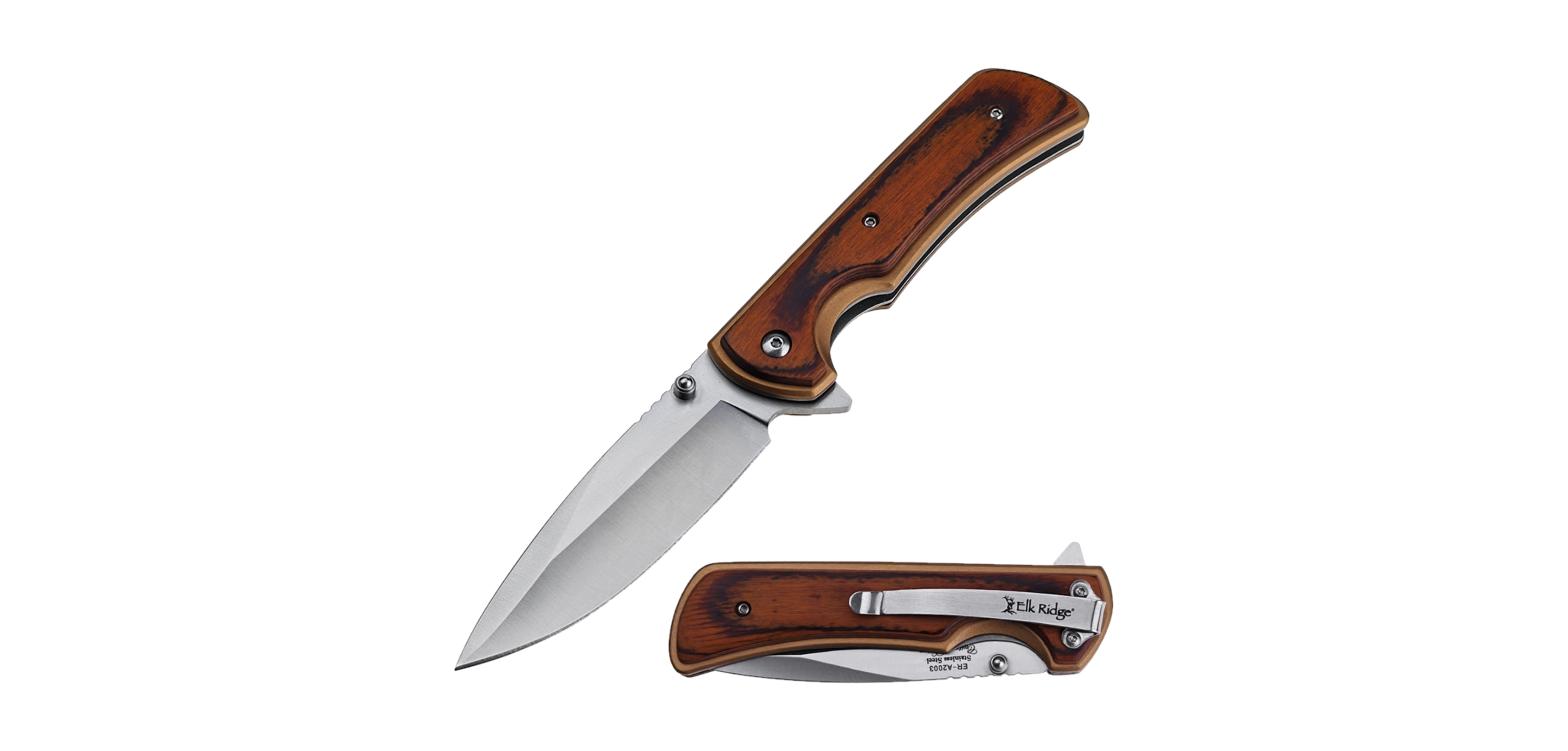 Elk Ridge Elk Ridge - Spring Assisted Knife - ER-A2003BZ