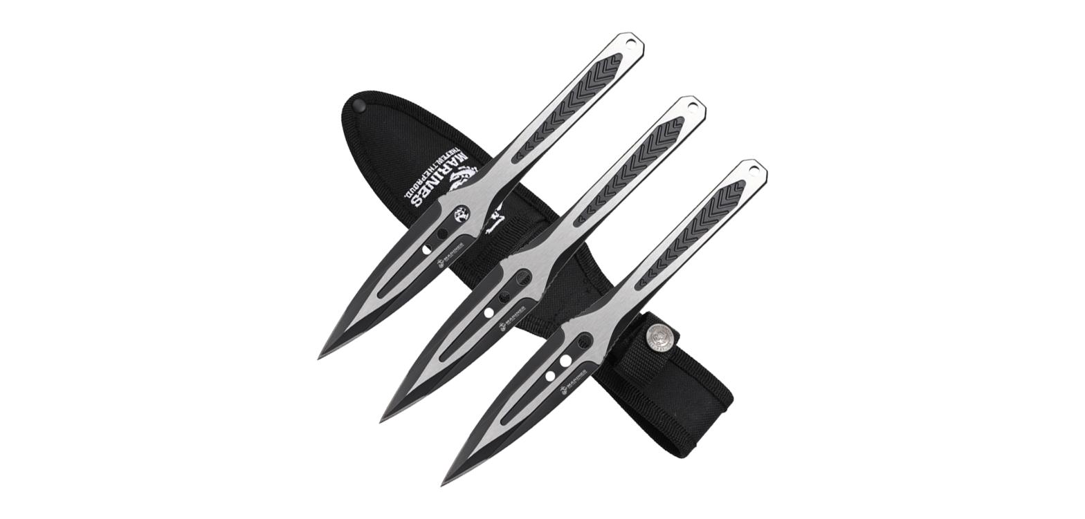 USMC USMC - Throwing Knives - Set of 3 - M-T3001BK