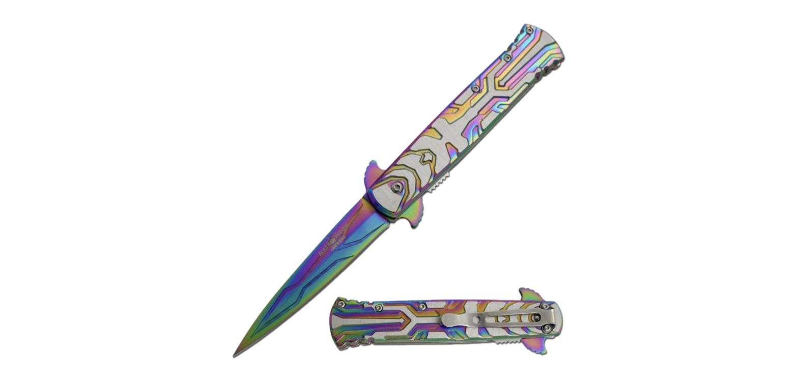 Dark Fantasy Dark Fantasy Tactical Spring Assist knife DF-9024-2