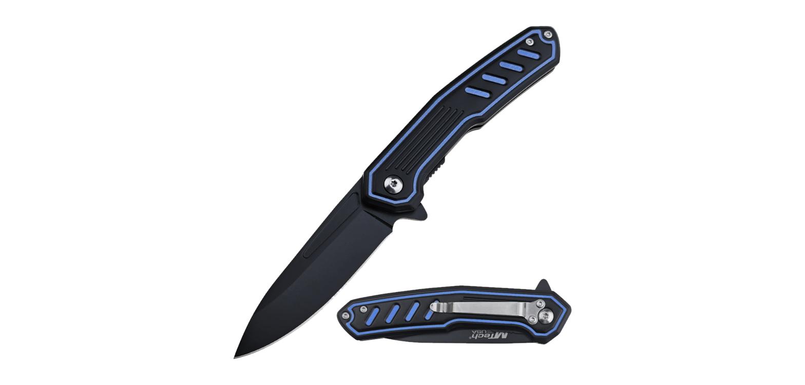 MTech USA MTech USA - Spring Assisted Knife - MT-A2014BL