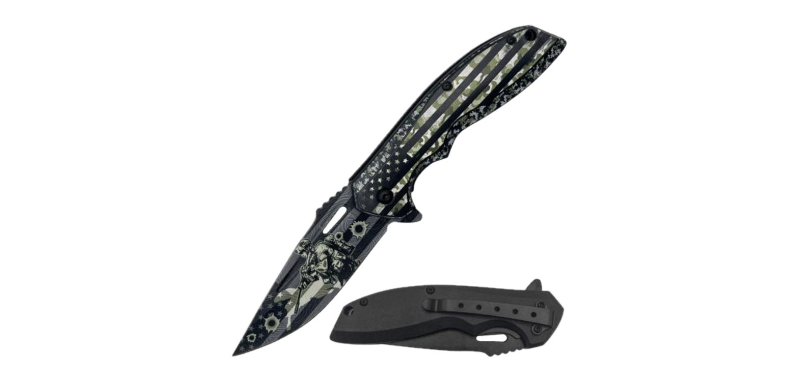 Snake Eye Tactical Snake Eye Tactical - Spring Assist Folding Knife - SE-5324-8