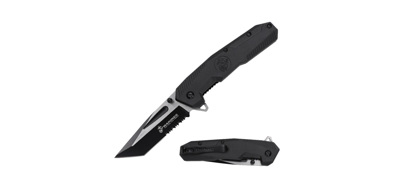 USMC USMC - Spring Assisted Knife - M-A3007BK