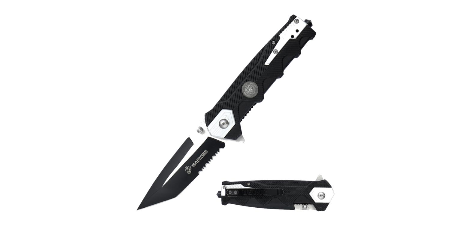USMC USMC - Spring Assisted Knife - M-A3004GY